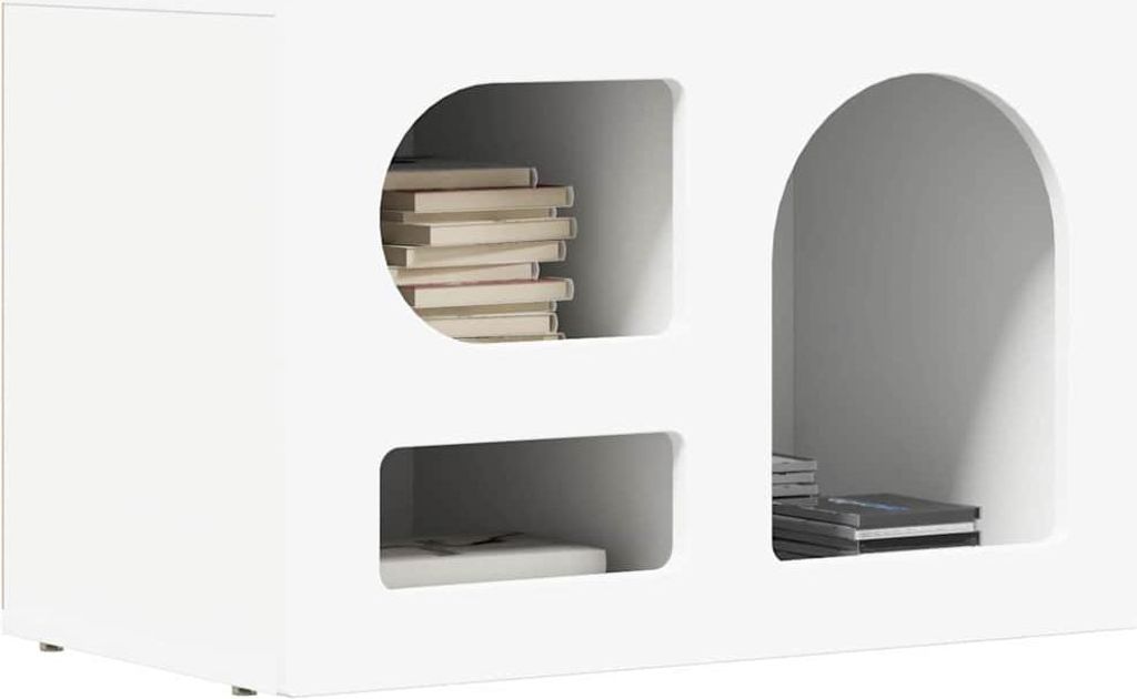 “2026 Modern“ TV-Schränk Weiß 60 x 35 x 40cm Holzwerkstoff - Designermöbel 695588 - TV-Schränke