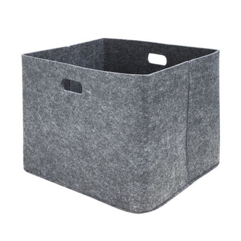 Kaminholzkorb aus Filz, 5mm Materialstärke, für Kamin und Ofen, Maße 40x35x31cm