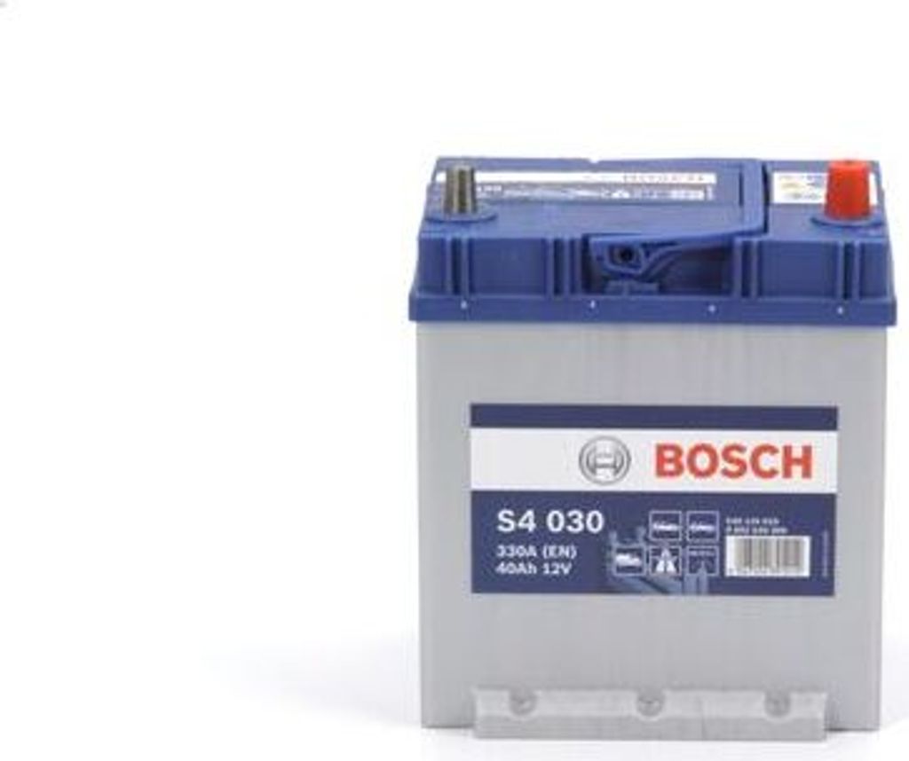 Bosch S4 030, Sealed Lead Acid (VRLA), 40 Ah, 12 V, 330 A, Obrázok produktu 