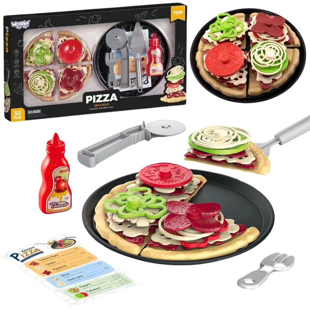 Woopie Pizzaschneider-Set XL Restaurant 30-tlg.