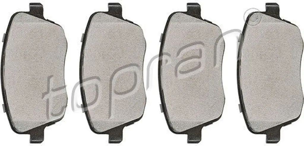 Plaquettes de frein TOPRAN 114 348 pour Polo 9N et Ibiza 6L avant