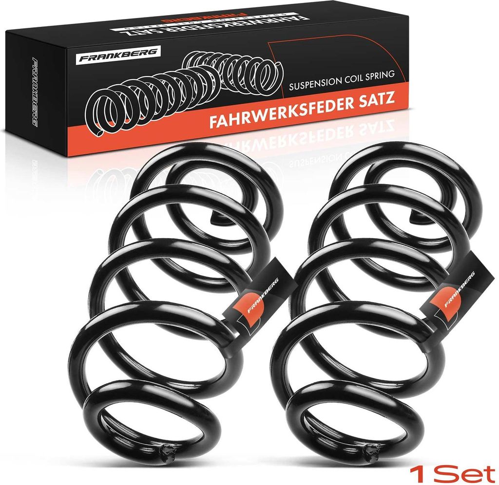 Frankberg 2x Fahrwerksfeder Hinterachse für Nissan X-Trail T31 2.0L 2007-2013