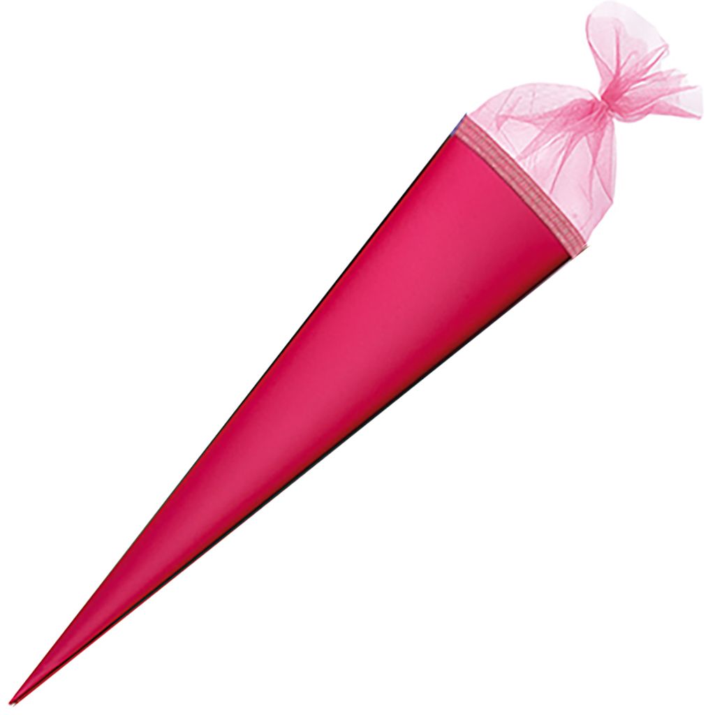 Herlitz Schultüte Basteltüte 70 cm rund, Farbe:pink