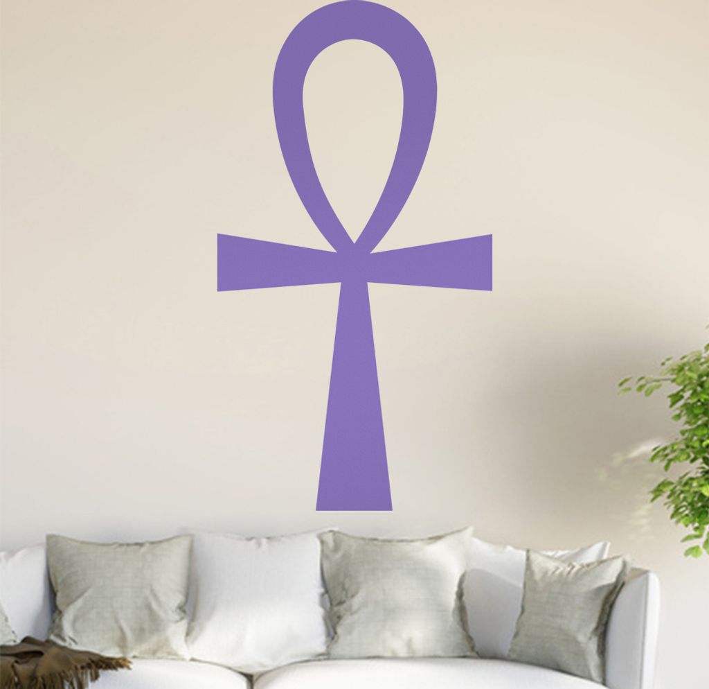 Ankh - Anch Wandtattoo in 6 Größen - Wandaufkleber Wall Sticker - Dekoration, Küche, Wohnzimmer, Schlafzimmer, Badezimmer