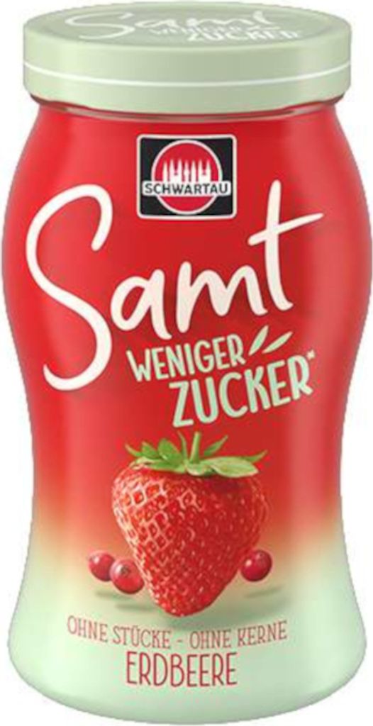 Schwartau Velours Moins de Sucre Fraise Pâte à Tartiner Image du produit 