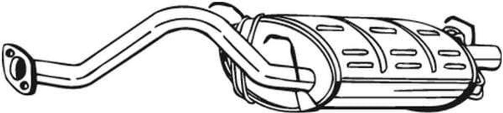 Bosal Endschalldämpfer 163-349