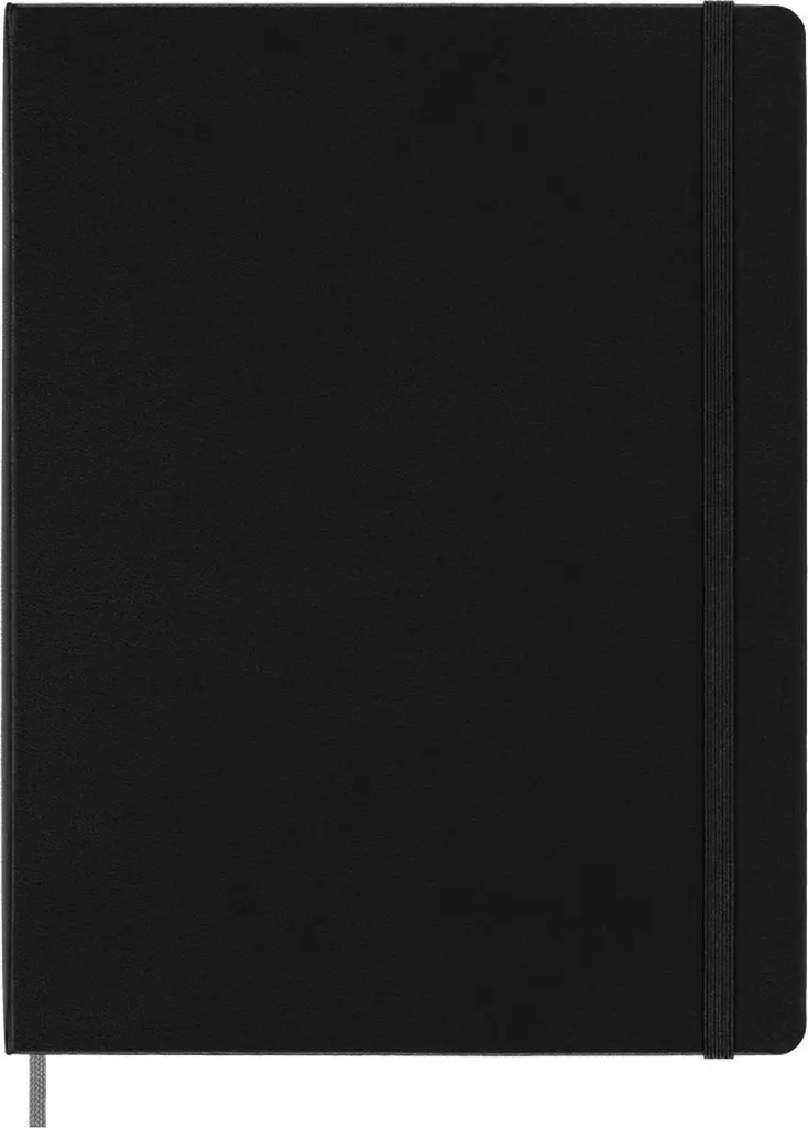 Carnet de notes Classic XL 19x25cm Ligné Noir pour Prise de Notes Pro
