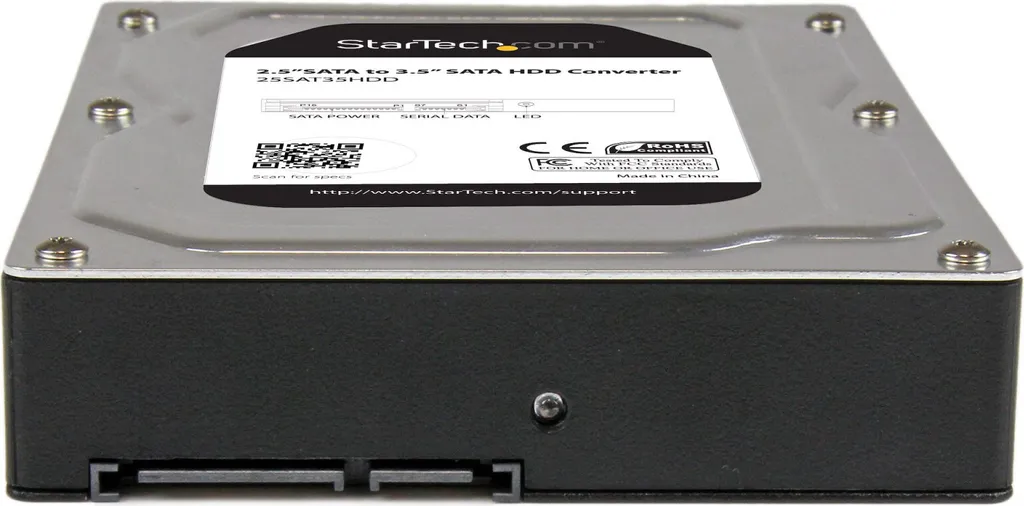 Support de Montage SSD 2,5 pour Baie 3,5 - Installation Facile en PC