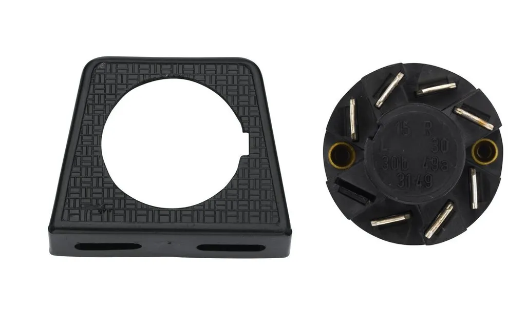 Interruttore Segnale Di Svolta Universale Cromato 12V – Con Morsetto, Ideale Per Hot Rod E Auto D'epoca