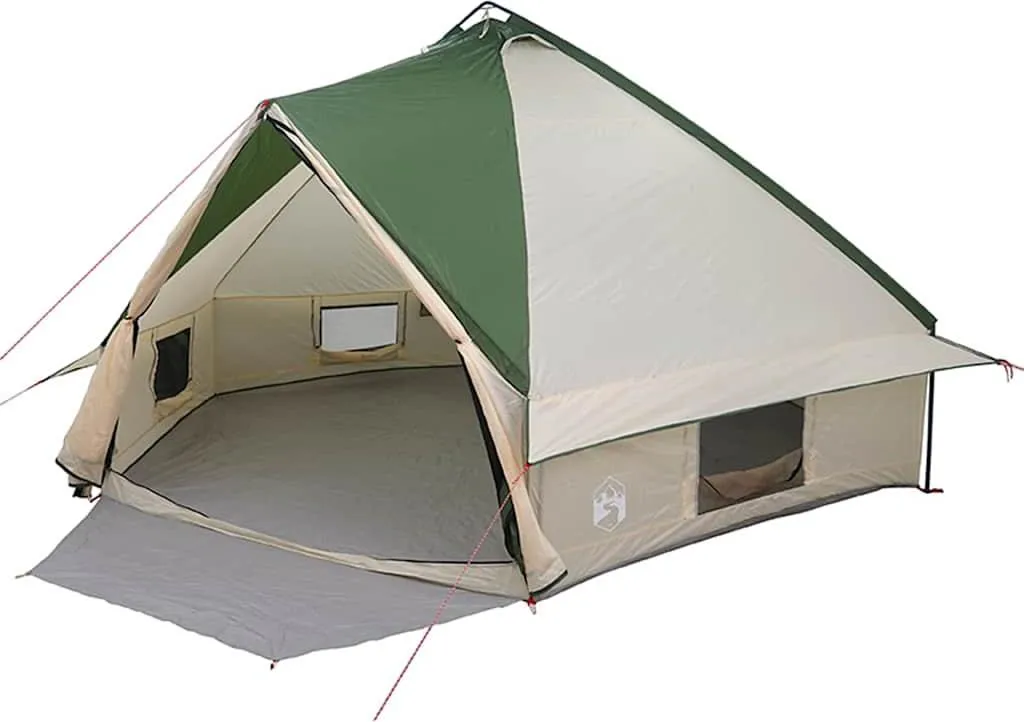 Tente pyramidale MFH Tipi, vert olive, avec tapis de sol
