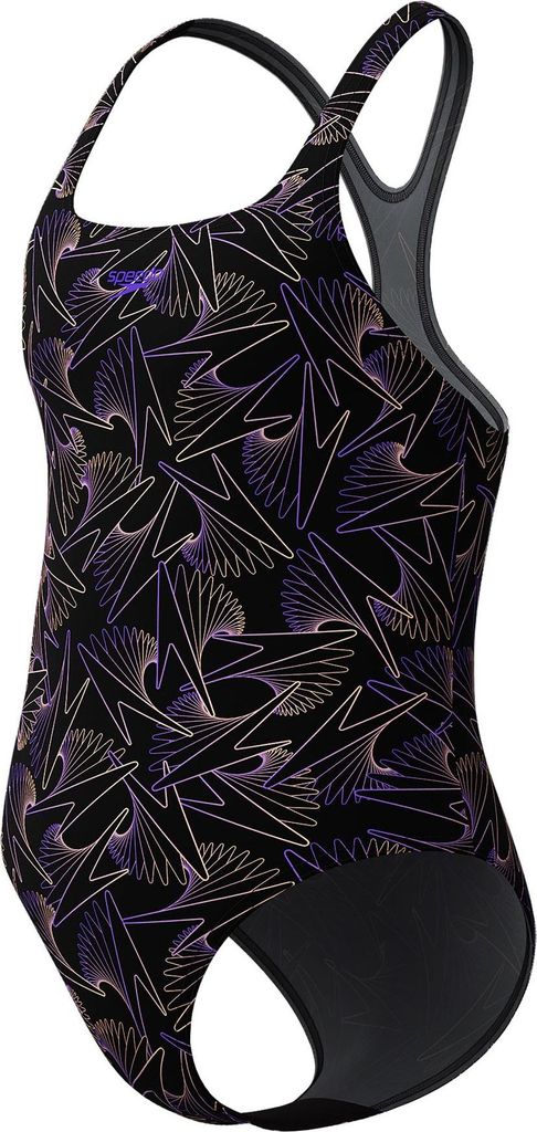 Speedo Hyperboom Medalist Badeanzug Mädchen, Farbe:Schwarz, Kinder Größen:164