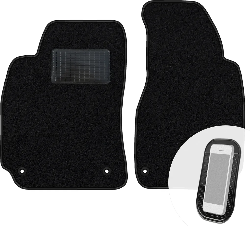 Tappeti Auto di Lusso Velours per VW Golf I Cabrio 1974-1983 Neri