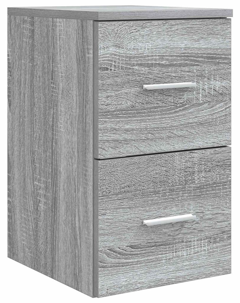 vidaXL Badezimmerschrank Inzwischen Grau Sonoma 30 x 35 x 50 cm