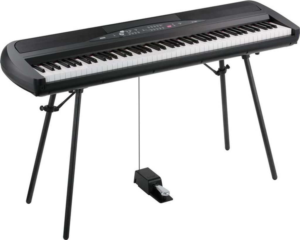 Korg Digitalpiano SP-280 BK Schwarz, 136,1 x 40,6 x 78,5 cm mit Ständer