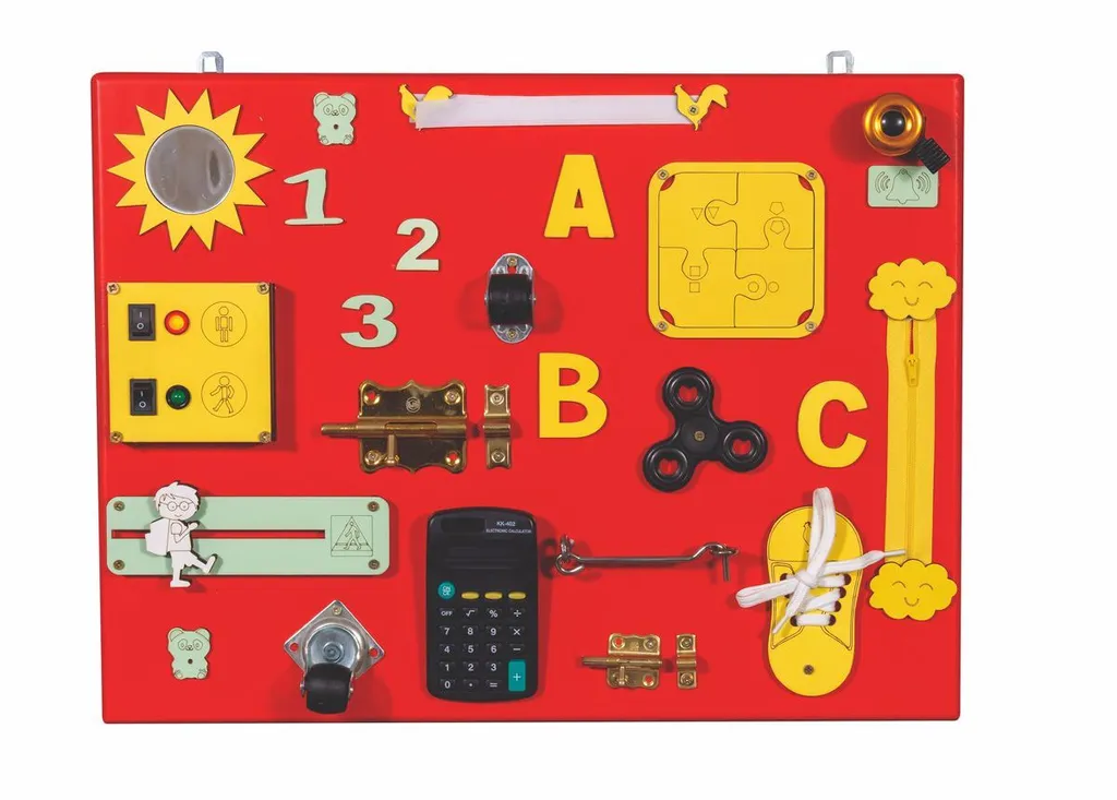 Tableau pédagogique pour préparer la rentrée avec calculatrice enfant