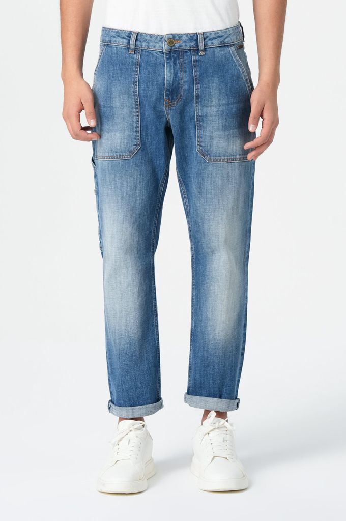M.O.D Miracle of Denim Tim Comfort Fit Jeans Herren Dive Blue