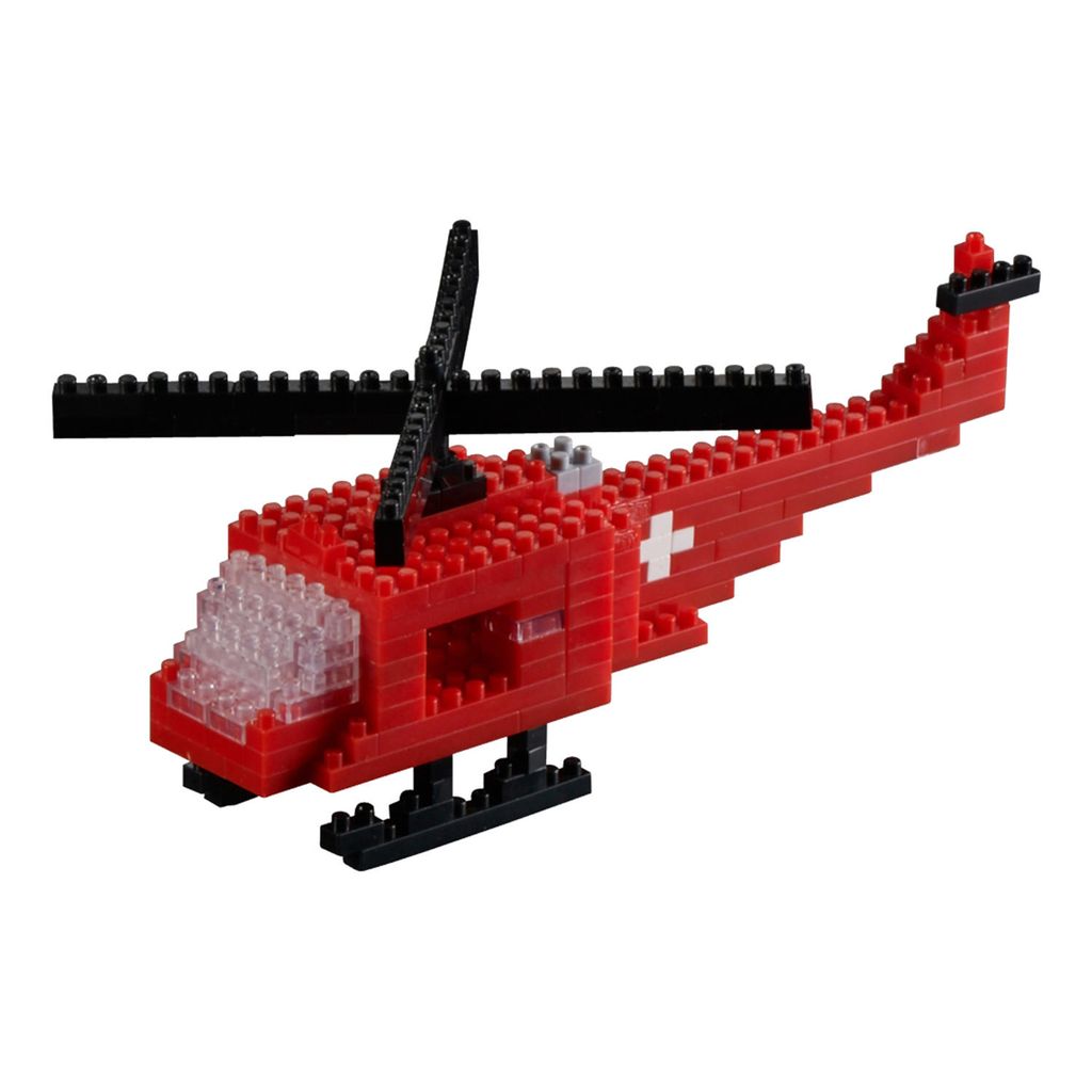 BRIXIES Schweizer Helikopter, Bausatz, Kunststoff, 200 Stück(e)