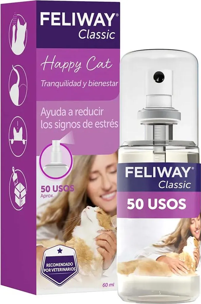 Feliway Apaisant 60 ml Ceva - Éliminez les odeurs d'urine de chat