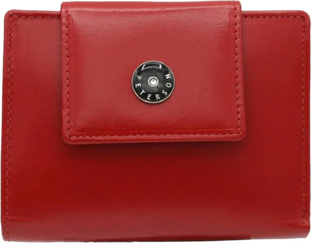 Portafoglio Uomo Peterson Greg59585 Nero - Pelle Naturale Lavorata