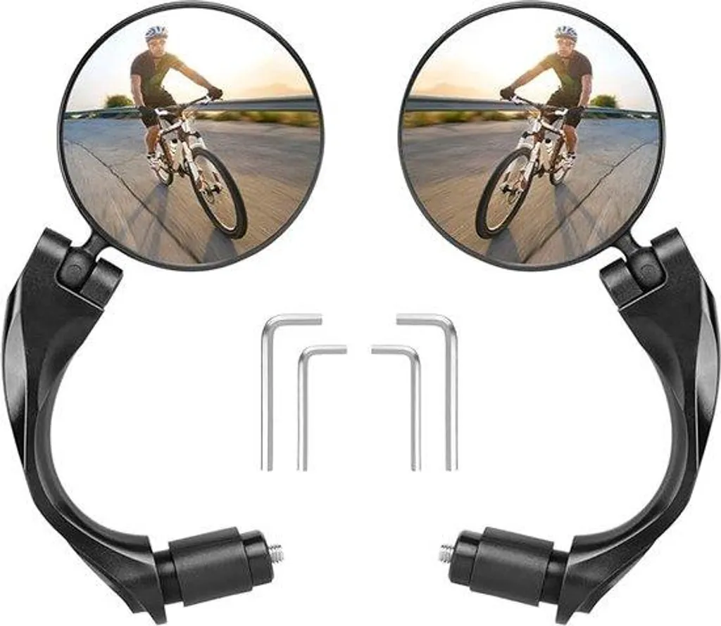 Rétroviseur vélo électrique ajustable 17,4-22 mm incassable et stable