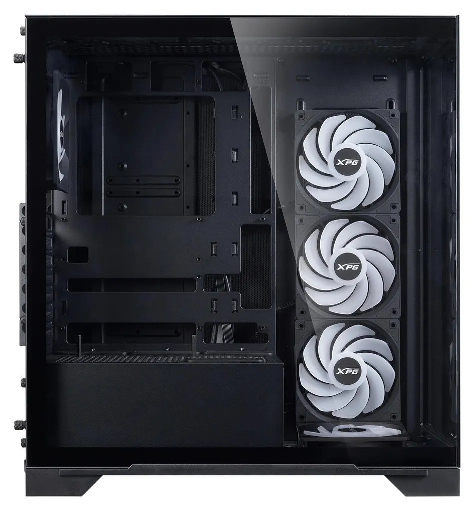 Boîtier XPG INVADER X BTF Noir : Vue Panoramique et Design Sans Câbles - 2