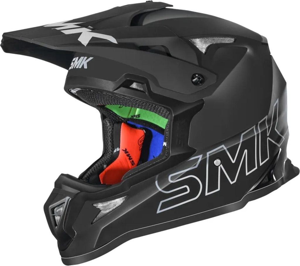 Kask motocrossowy SMK Allterra, czarny matowy, XS (54) Zdjęcie produktu 