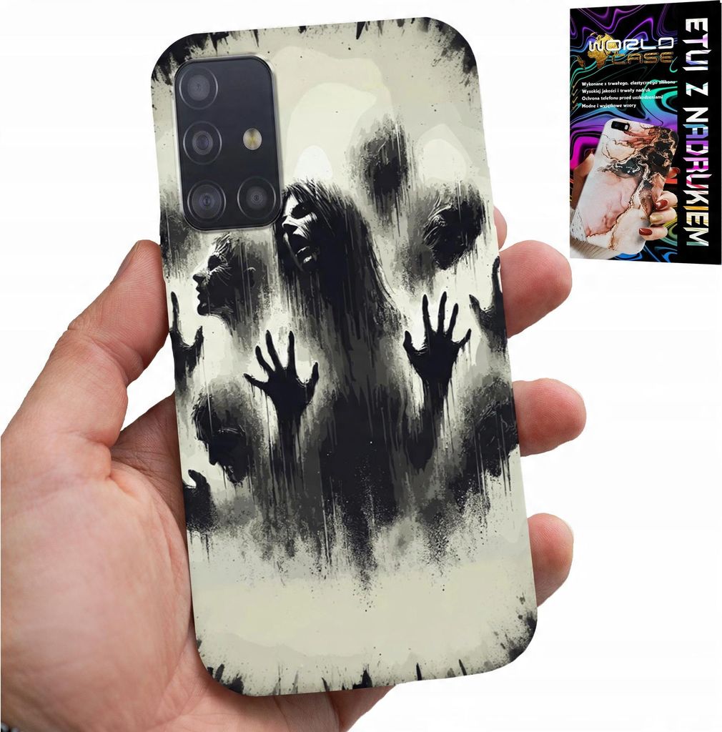 Gehäuse Für Samsung Galaxy A71 - The Walking Dead Zombi + Glas