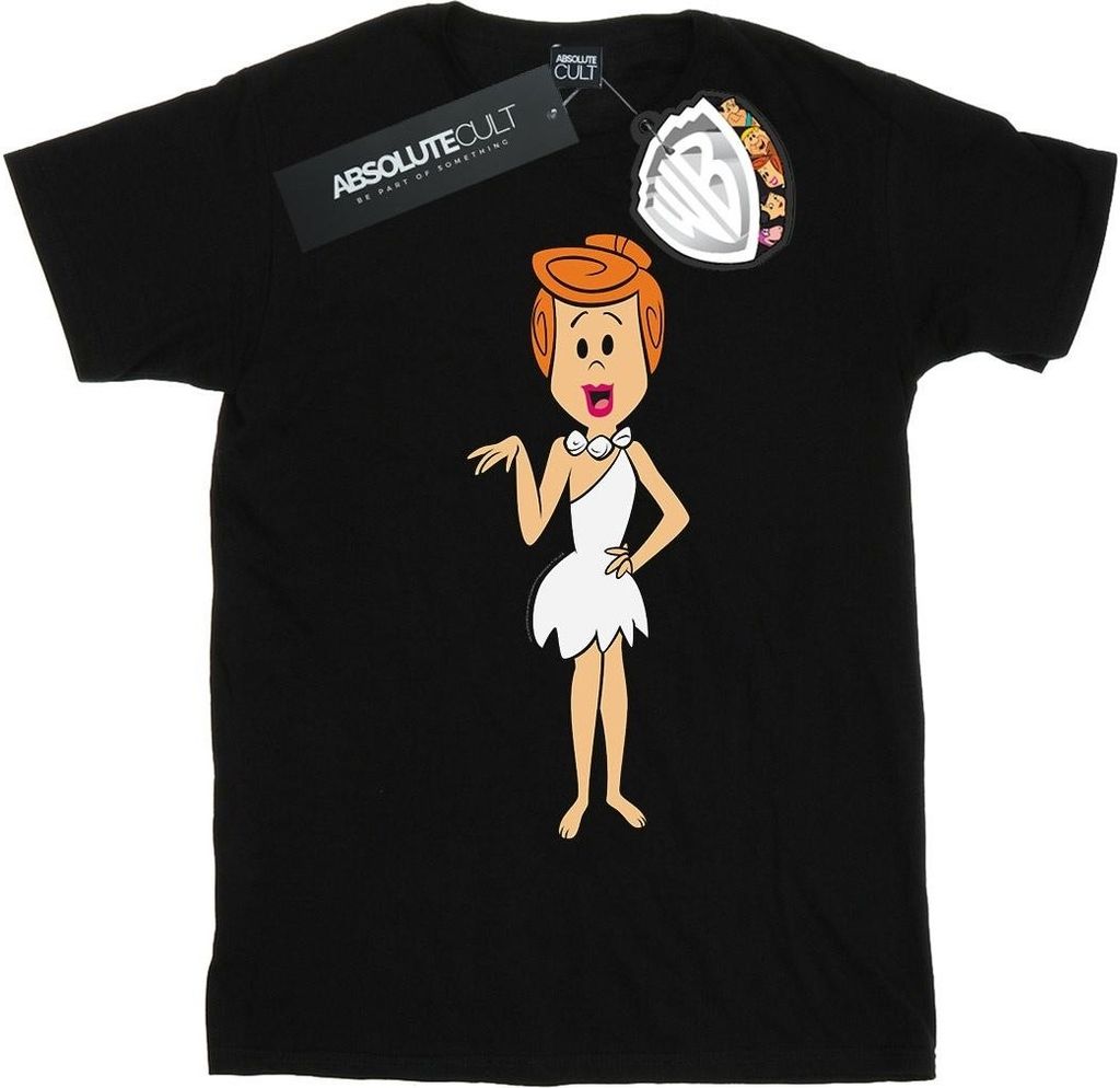 The Flintstones - T-Shirt für Damen BI23134 (L) (Schwarz)