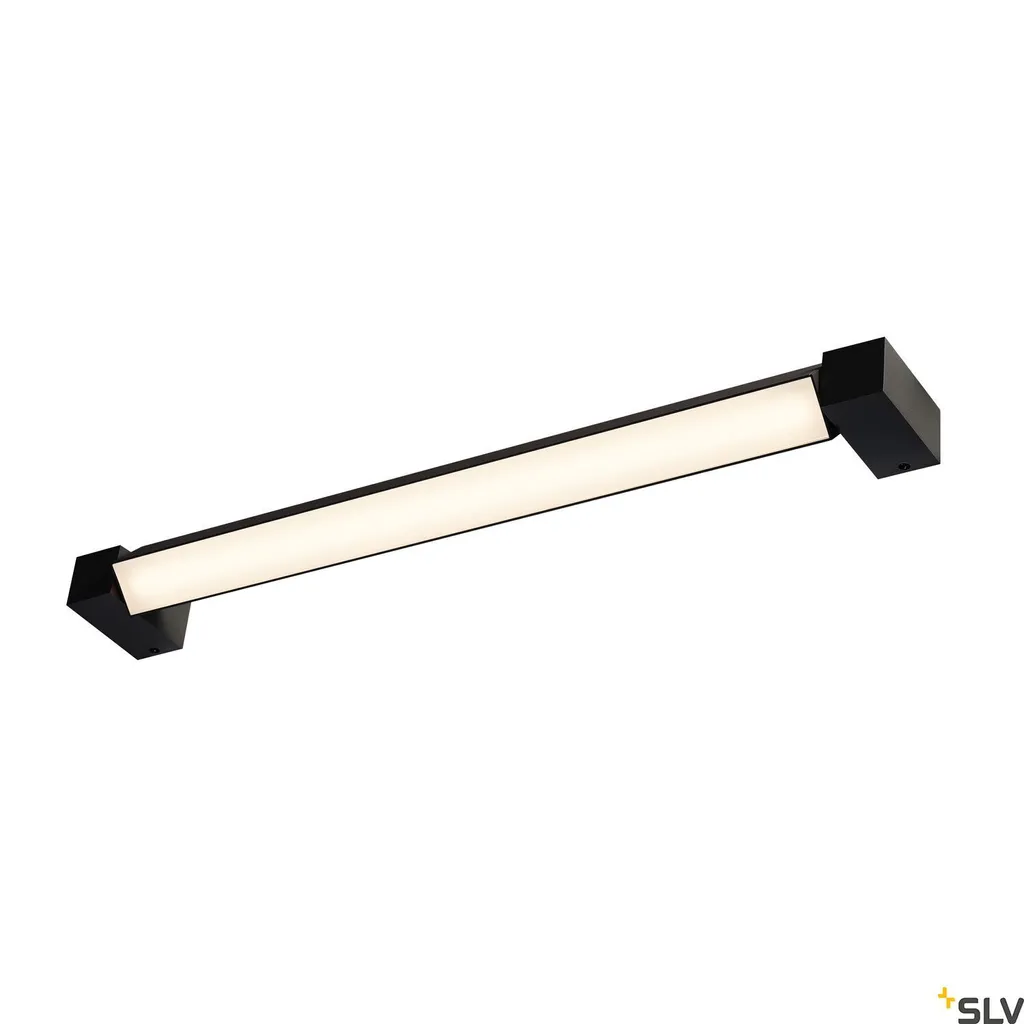 Luminaire LED mural et plafonnier noir 3000K pour salon et couloir
