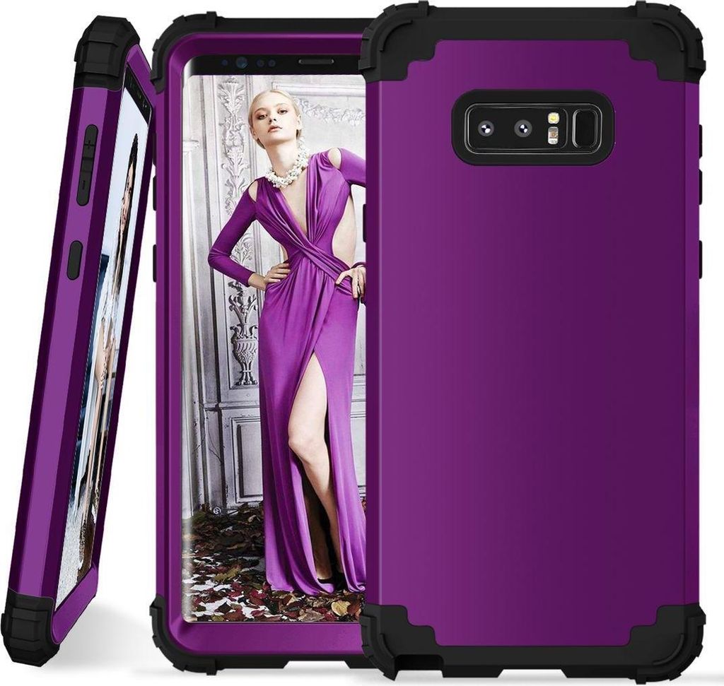 Galaxy Note 8 Hülle, LaimTop Heavy Duty 3 in 1 Hybrid Hart PC Flexibel TPU Silikon Stossfest Kratzfest Tasche Schutzhülle für Samsung Galaxy Not...