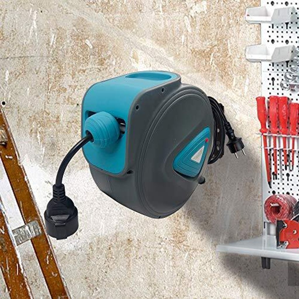 TRMLBE 20m Automatik Kabeltrommel mit Verlängerungskabel Produktbild 9