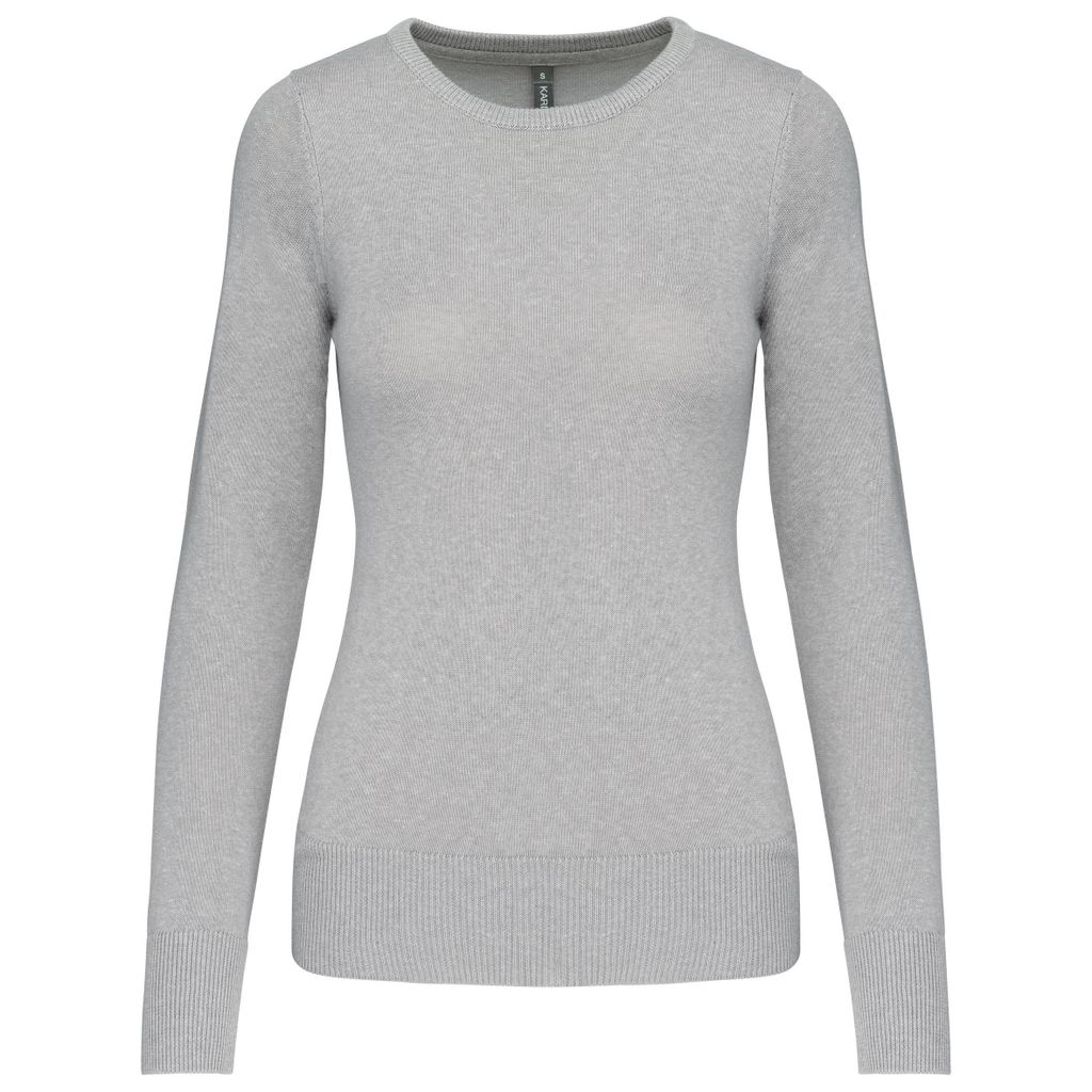 Kariban Damen Pullover Rundhals Produktbild 