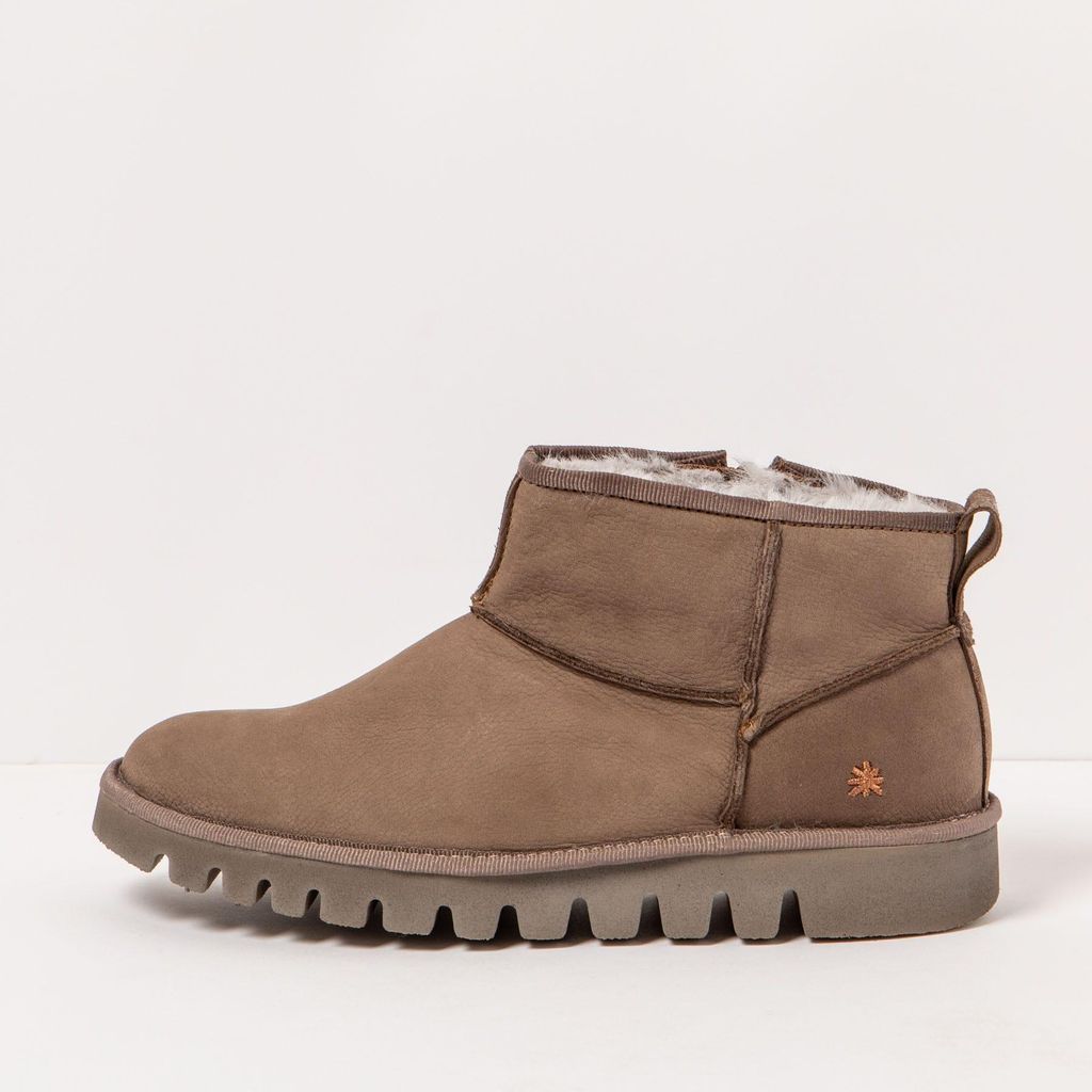 Art Schnürstiefel Uni 1597 NOBUCK TAUPE/ ONTARIO Farbe Beige