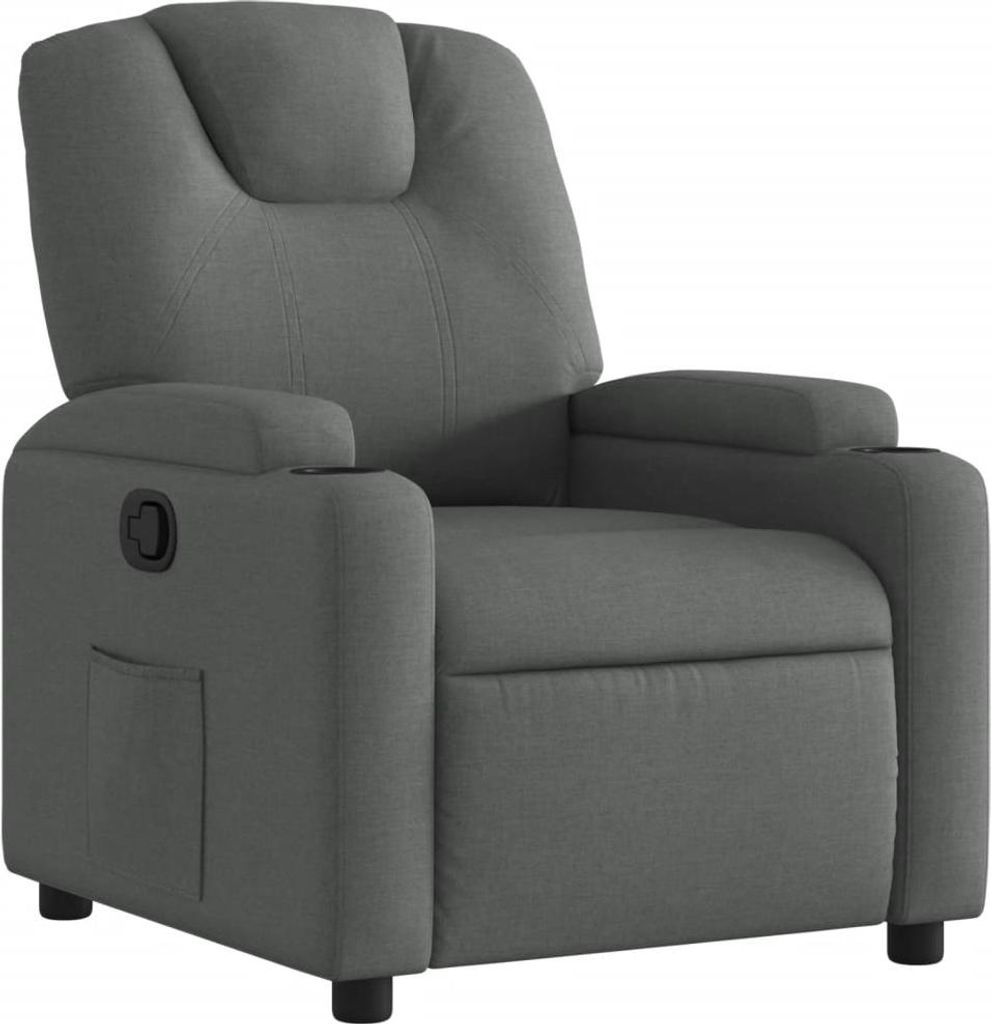 "2026 Aktion"Relaxsessel- TV-Sessel - Einzelsofa elegantes Design - Dunkelgrau Stoff - 74x88x97cm - Couchsessel NeuMöbel665018