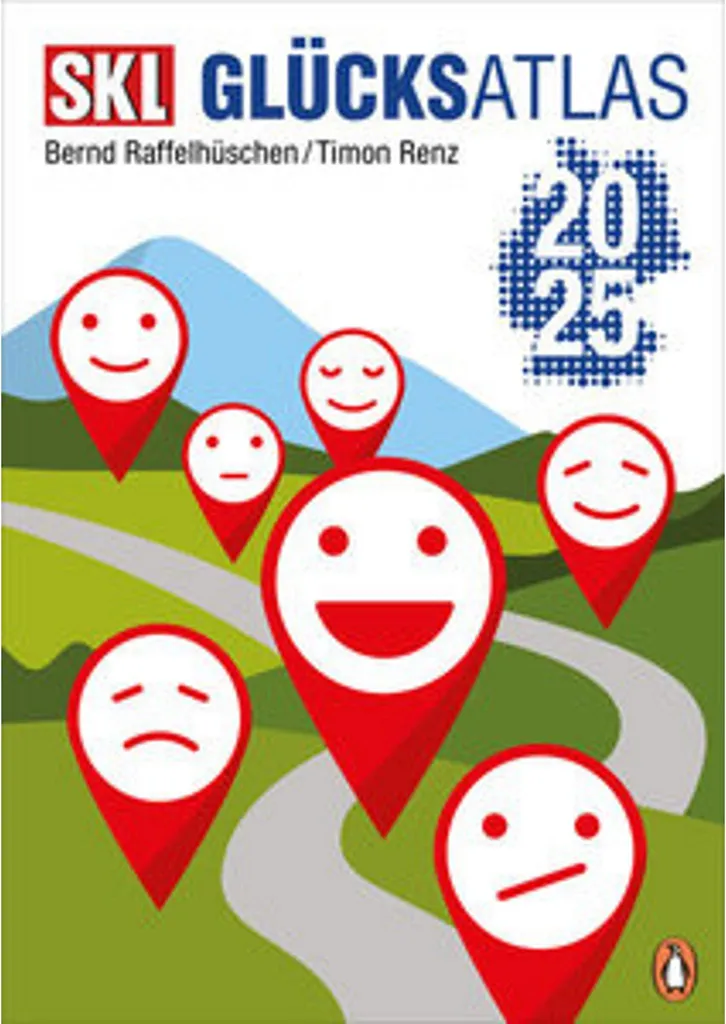 Livre SKL Glücksatlas 2025 : Atlas du Bonheur et Statistiques Sociales