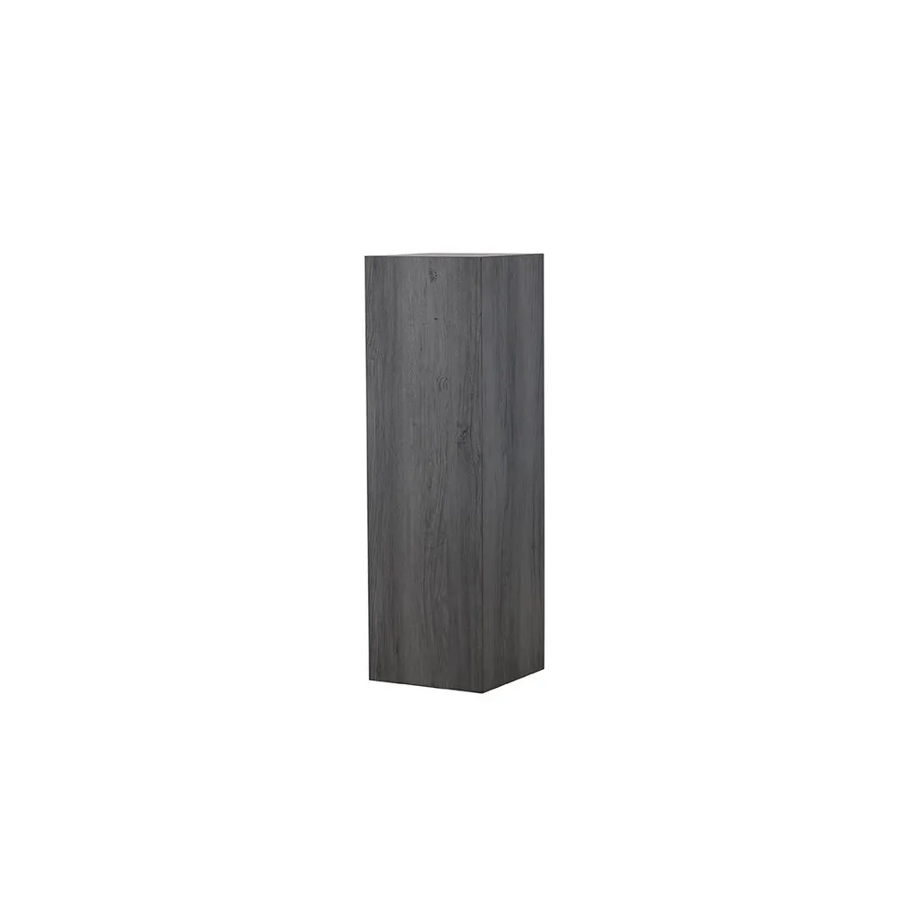 Table d'angle piédestal RamsvikH noir - Table d'appoint compacte chic