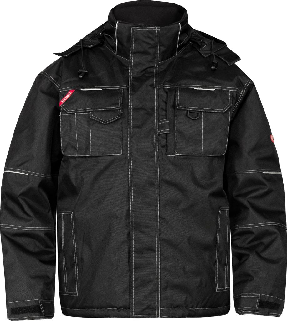 F. Engel Combat Pilotjacke, Schwarz, Gr. M