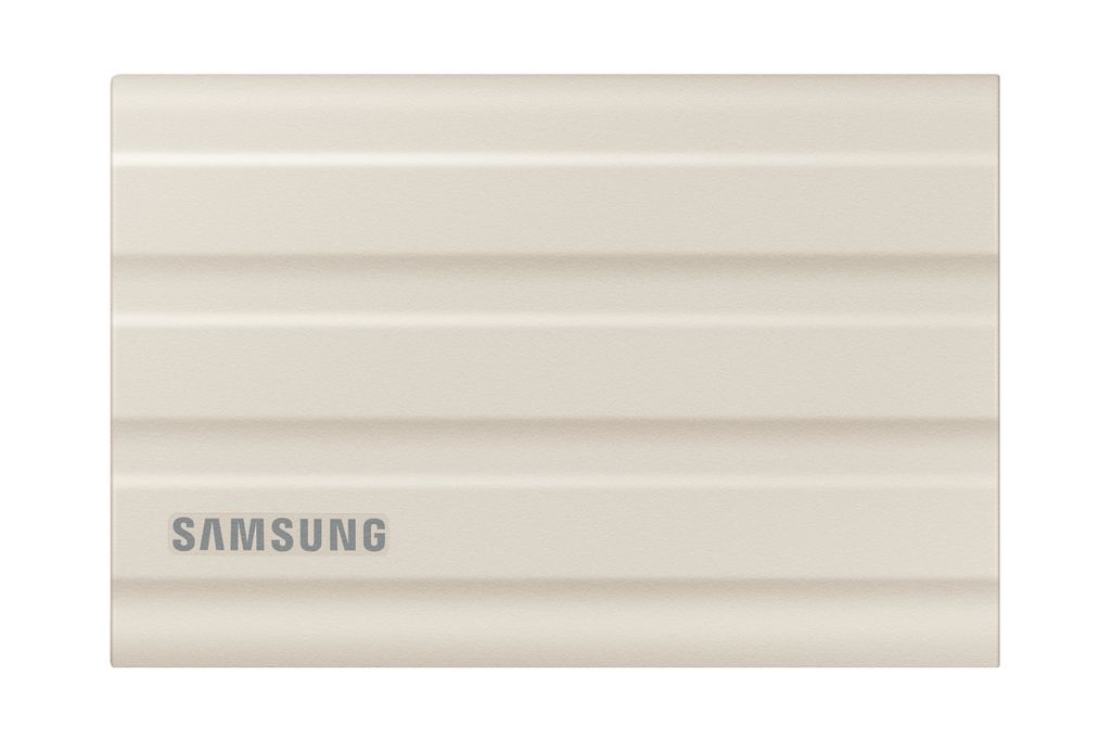 SAMSUNG T7 Shield 2 TB externe SSD-Festplatte beige Produktbild 3