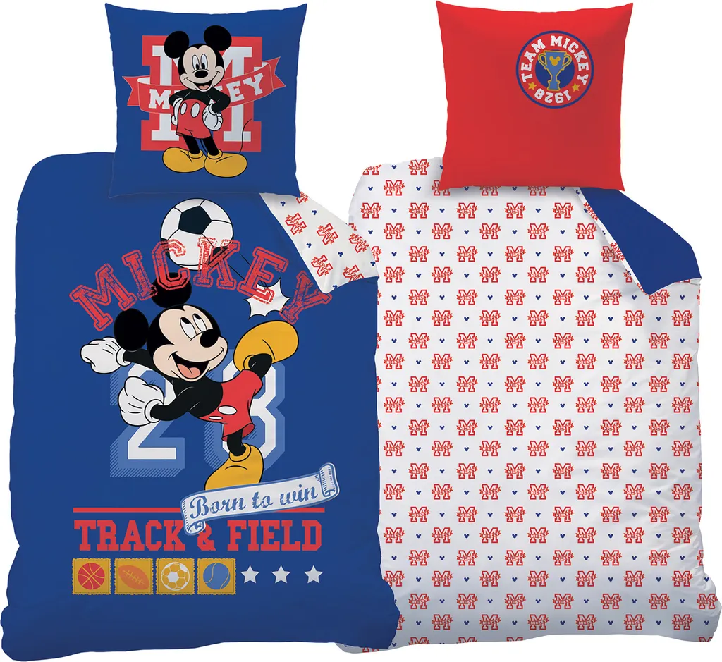 Biancheria da letto con pallone di Topolino Linon / Renforcé