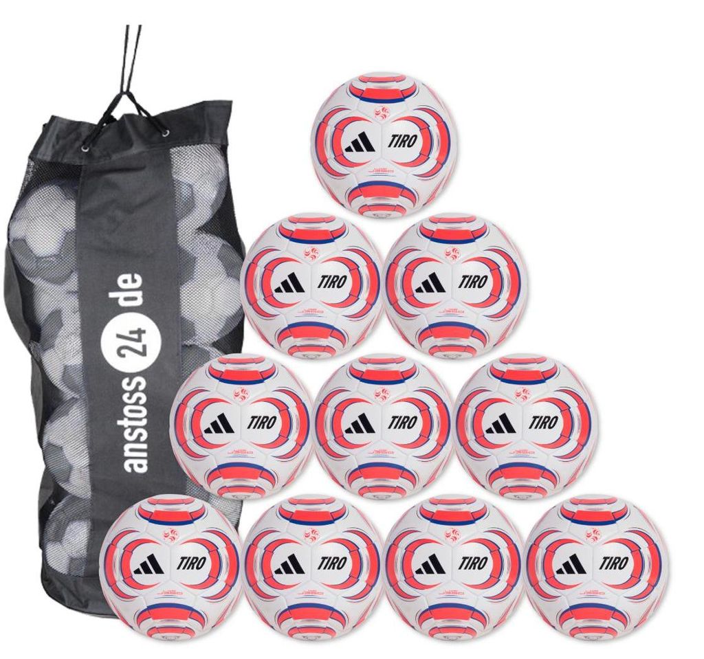 Ballset adidas Jugendball - Tiro League 350 inkl. Ballsack 10 Bälle 3
