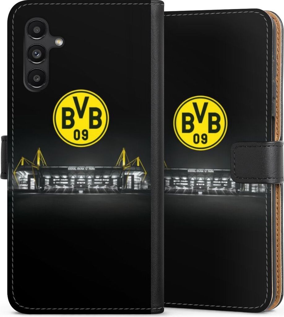 DeinDesign Klapphülle für Samsung Galaxy A04s Handytasche Lederhülle Tasche BVB Borussia Dortmund Stadion
