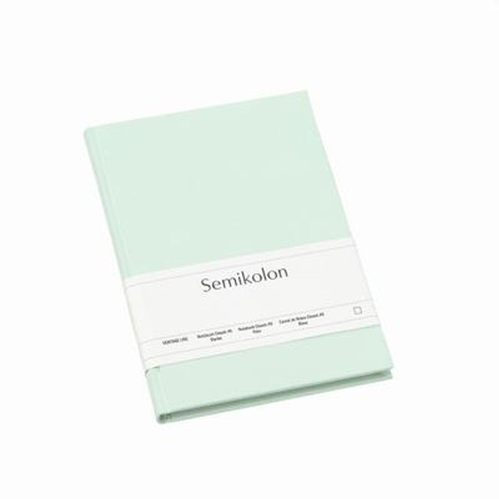Semikolon Notizbuch Classic A5 blanko moss