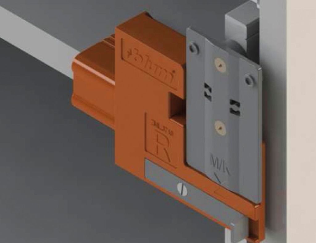 BLUM Körnerlehre Frontbefestigung für LEGRABOX, Kunststoff/Stahl