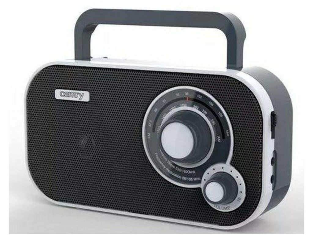 Camry CR 1140b Radio Tragbar Analog Grau Produktbild 