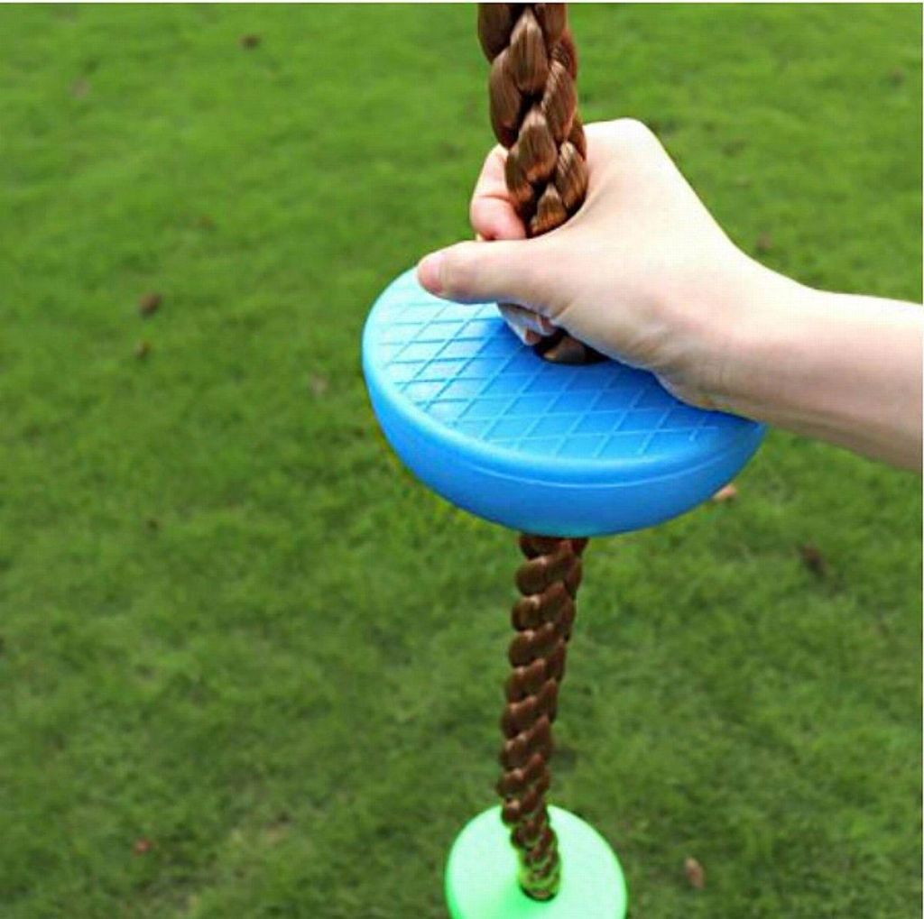 Kletterseil Spielzeug Seil 2 Meter mit Tritthilfen für draußen