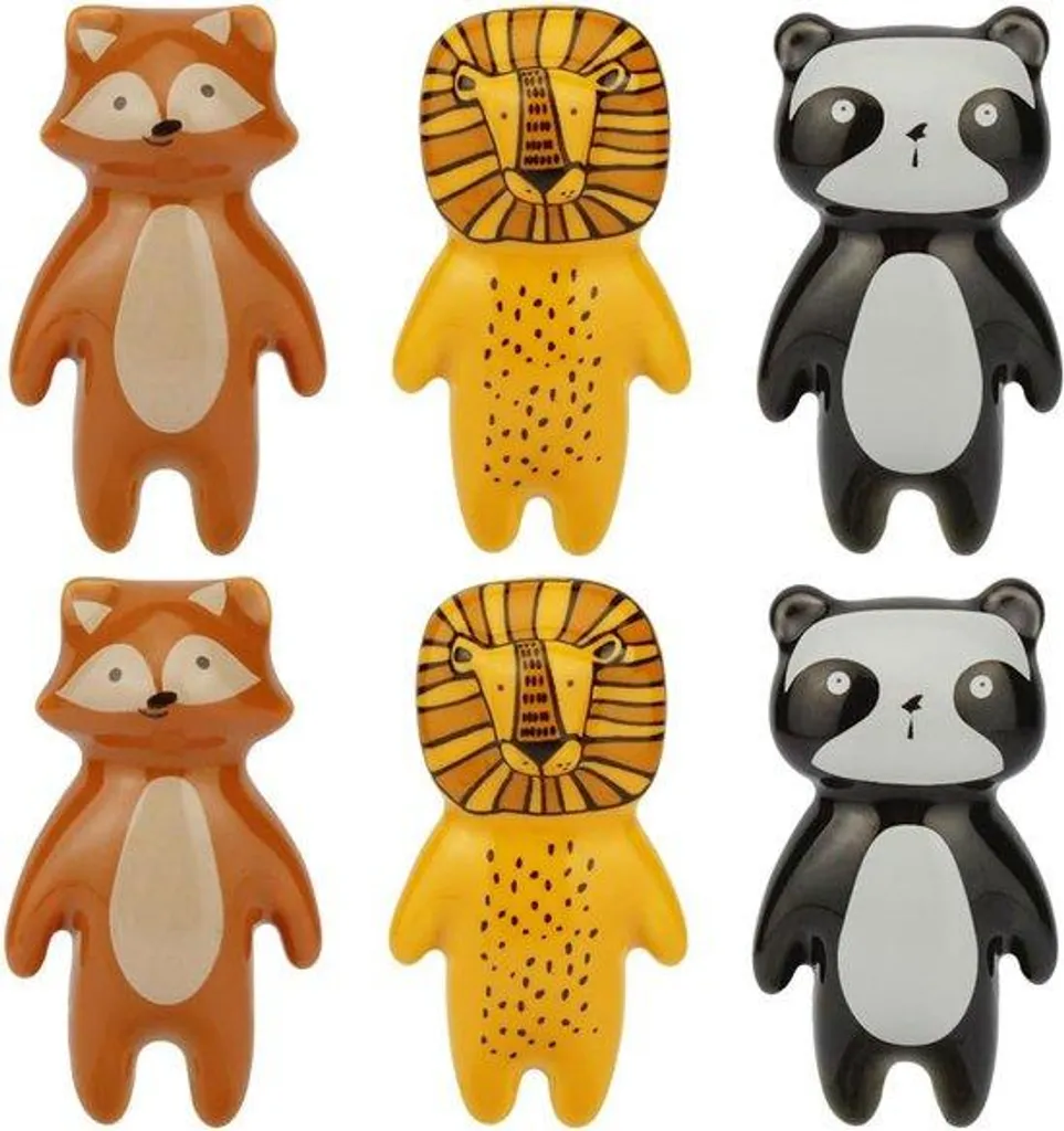 Remplacer poignées de meuble cassées par boutons céramique enfant animaux