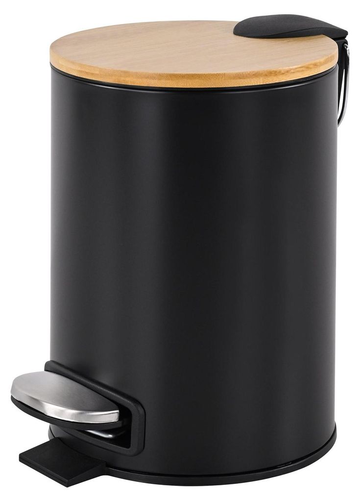 Teesa TSA0407 Koupelnový odpadkový koš 3 l, černý Obrázek produktu 