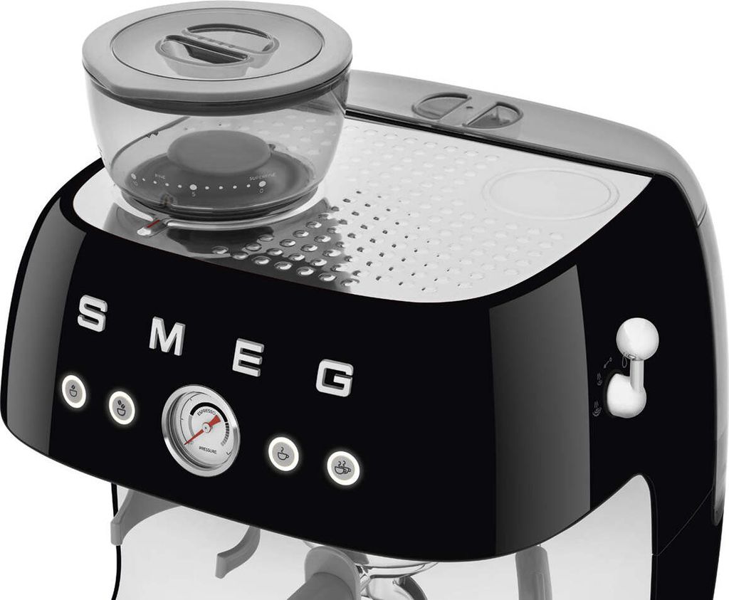SMEG EGF03BLEU Kompakt Siebträgermachine sw Dampffunktion Obrázok produktu 7