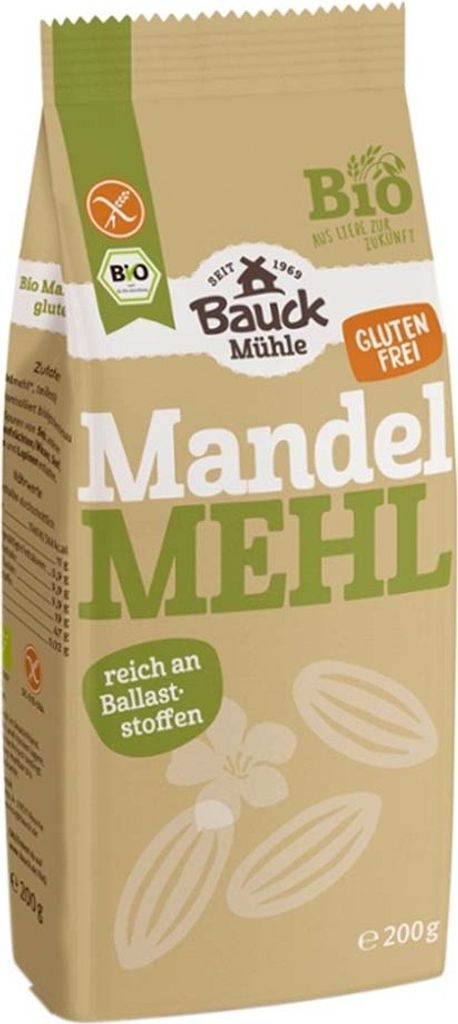 Bauck Mühle Mandelmehl glutenfrei  200g Produktbild 