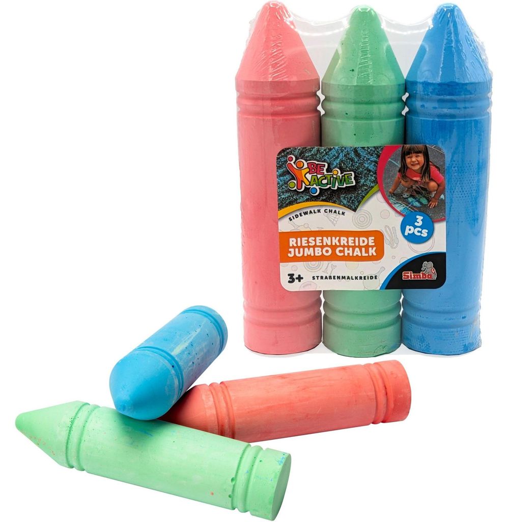Simba 3 Straßenmalkreiden Jumbo, Kreide Produktbild 